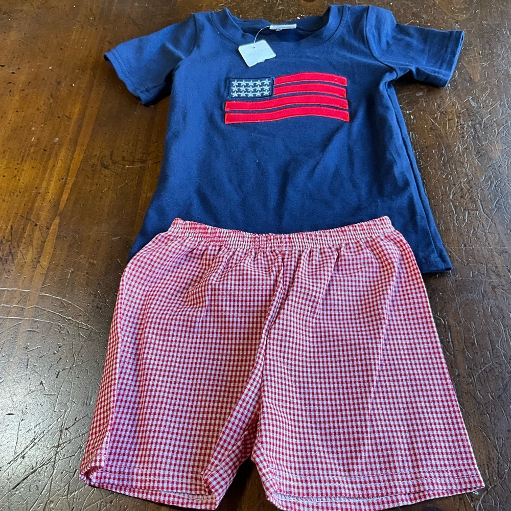 NWT boys size 5/6 shorts/ shirt set